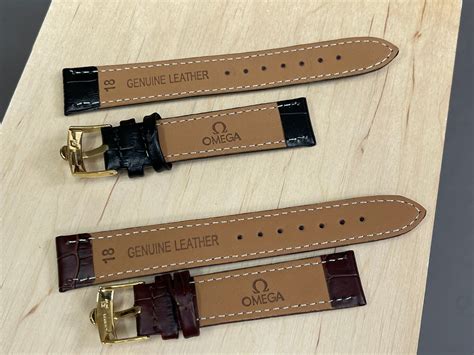 omega leather strap price|genuine omega leather strap.